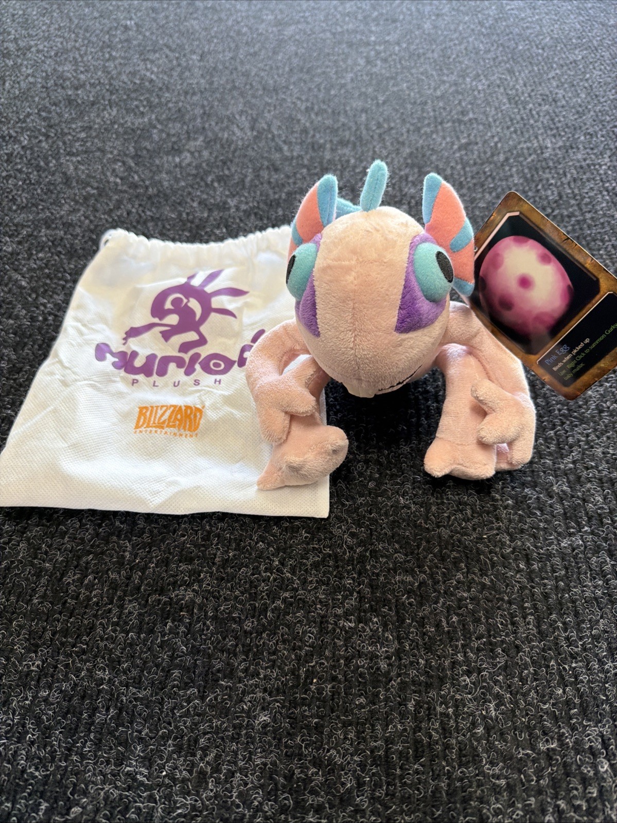 World of Warcraft – Gurky Murloc – Pink Plush – With Bag & Tag