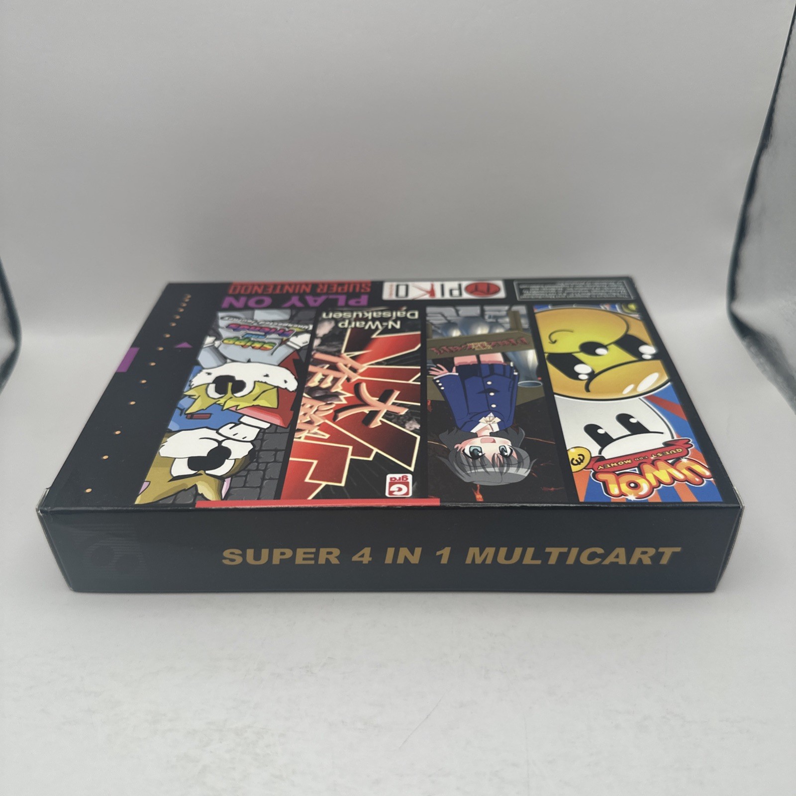 Super 4 in 1 Multicart Nintendo SNES Piko Interactive Near Mint Item Play On