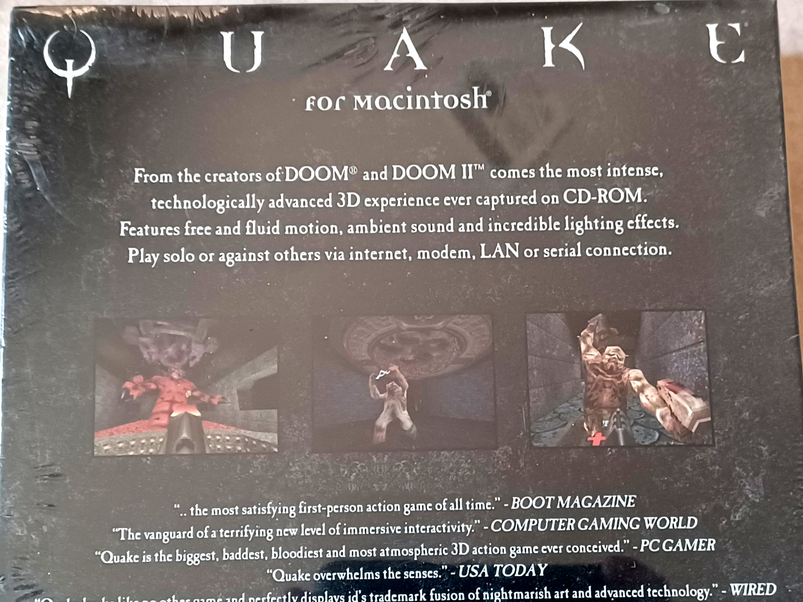 Quake – Apple Mac Macintosh Games BRAND NEW BIG BOX 🔥Sealed 🔥RARE