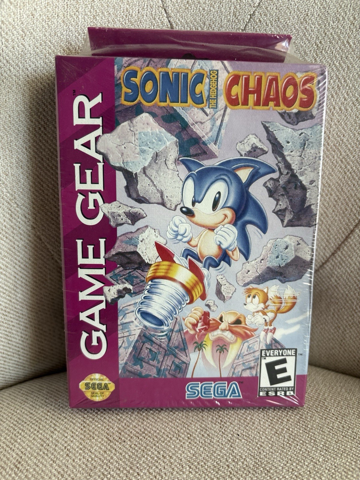 1993 Sonic Chaos Sega Game Gear Brand New Factory Sealed