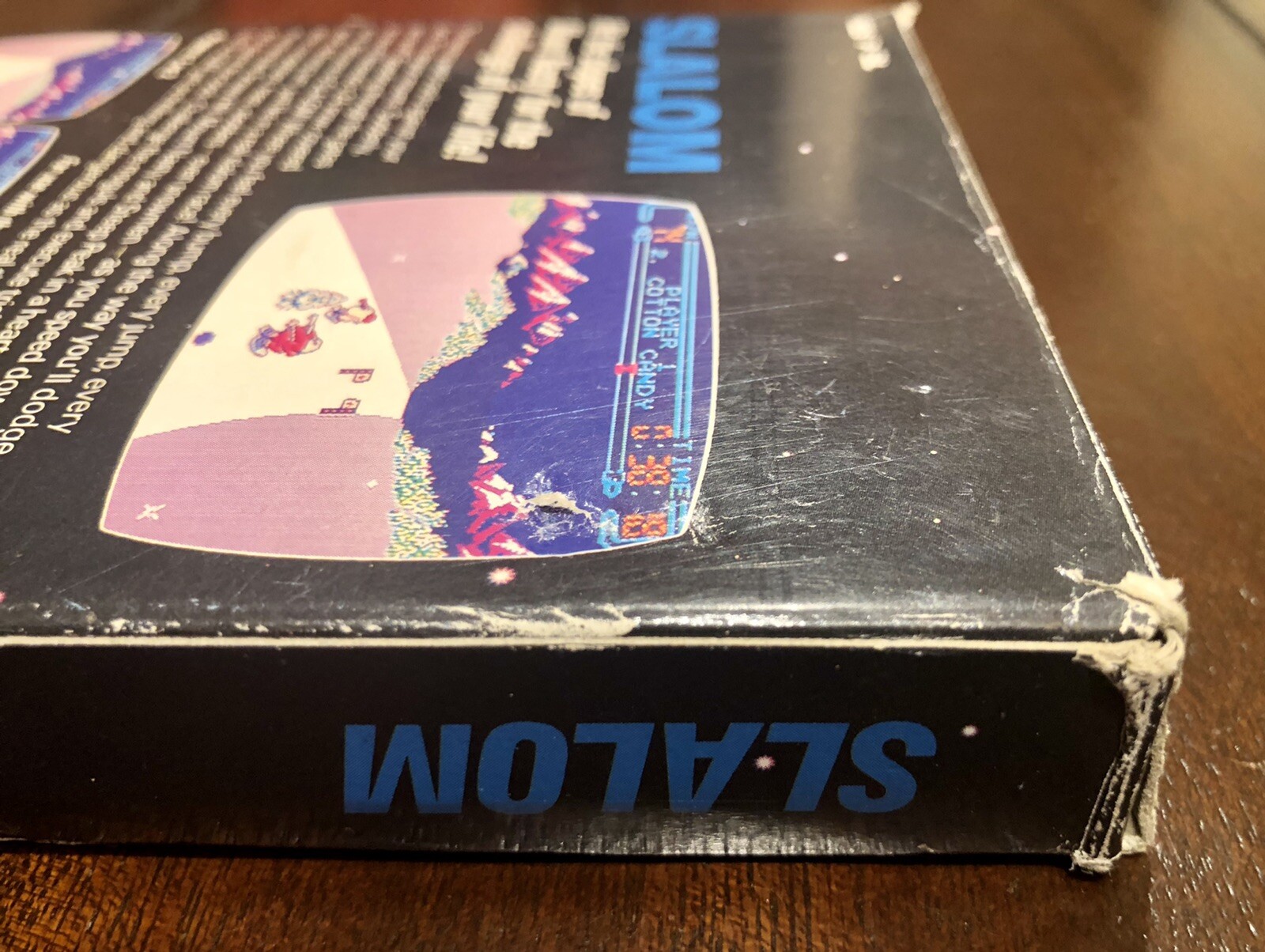 Slalom Complete in Box CIB (Nintendo, NES 1987) *OVAL SEAL VARIANT* RARE 🔥