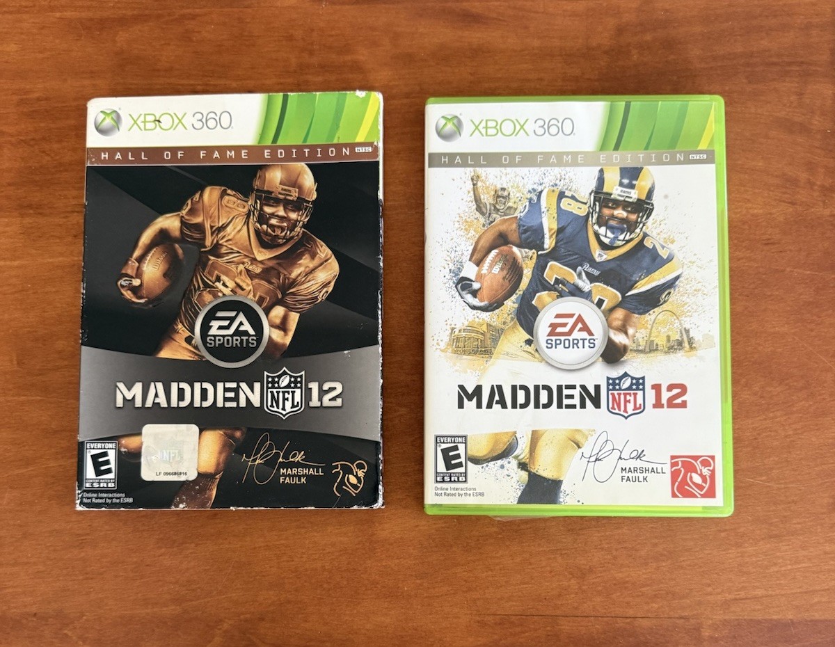 Madden NFL 12: Hall of Fame Edition (Xbox 360) VGC CIB Complete w/ Slip & Tested