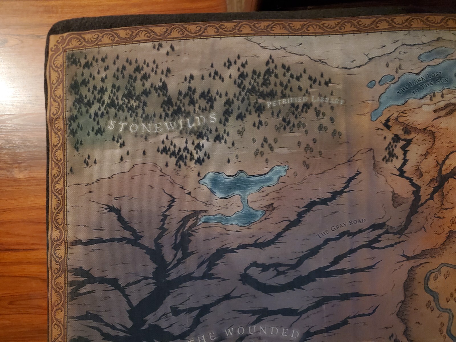 Pathfinder: Wrath of the Righteous Cloth Map of the Worldwound