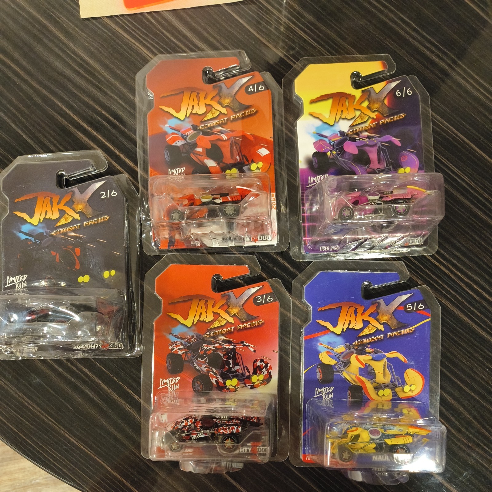 LOT OF 5 JAK X COMBAT RACING DIECAST CARS LIMITED RUN GAMES 2 3 4 5 6 PS1 PS2 IV