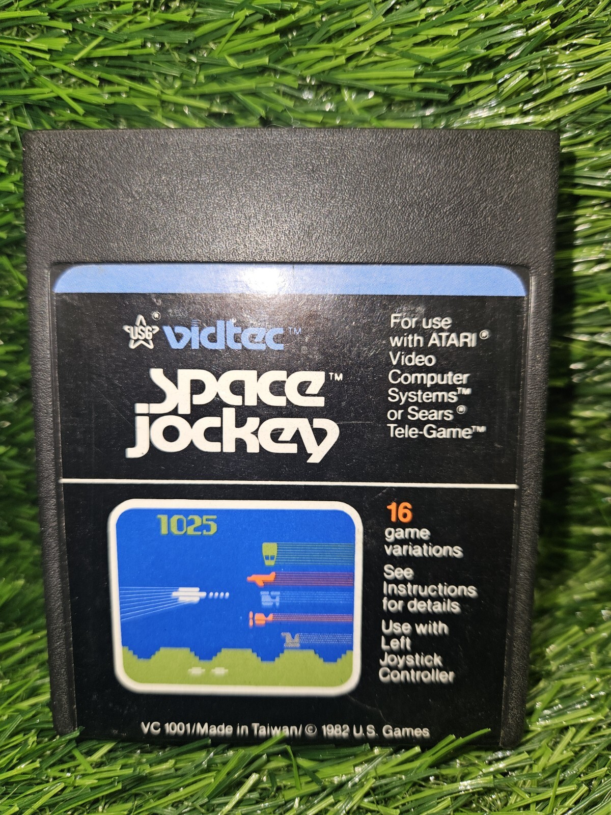 Space Jockey (Atari 2600, 1982) Vidtec Cartridge Only Tested