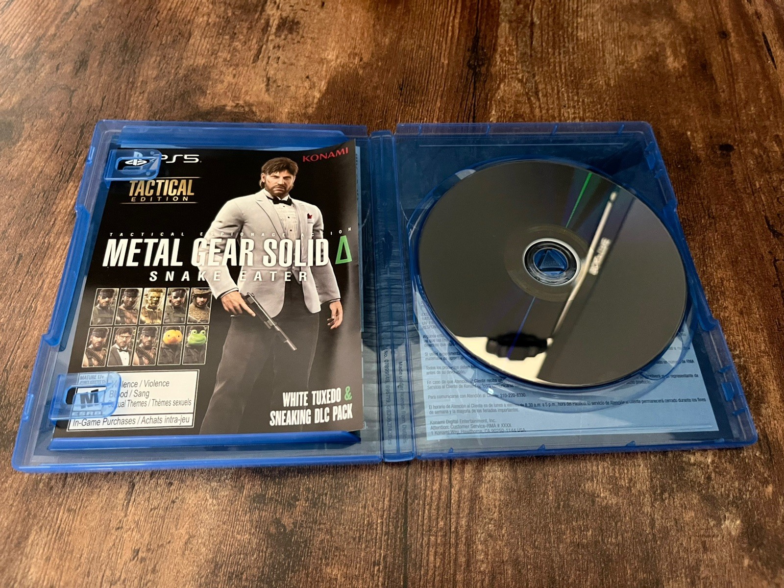 Metal Gear Solid 3 Snake Eater Tactical Edition Sony PlayStation 5 PS5