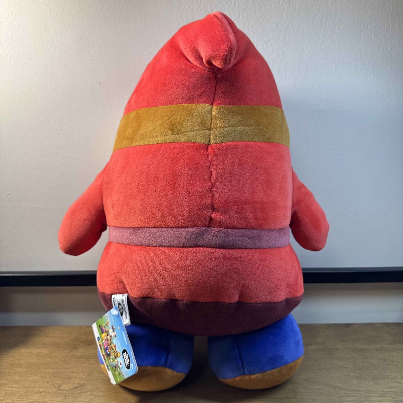 Tomy Shy Guy Plush Doll Washable Super Mario Club Mocchi Video Game size 15”