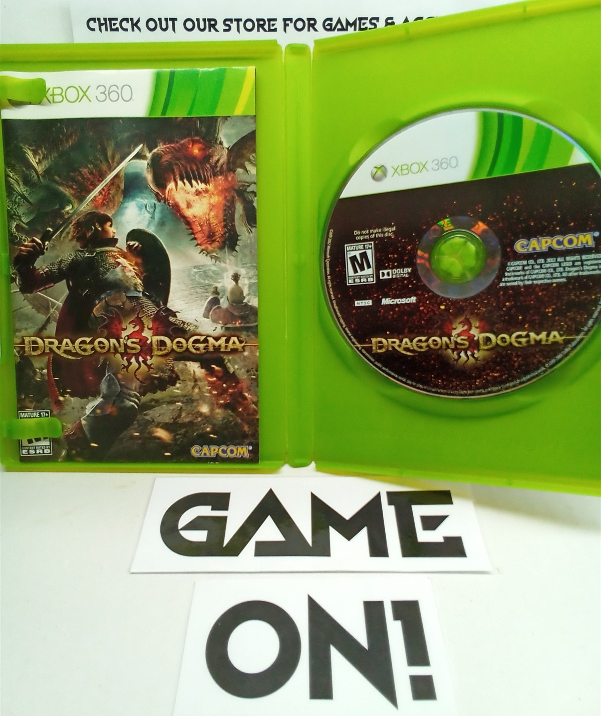 Dragon’s Dogma (Xbox 360, 2012) Complete Tested Working – Free Ship