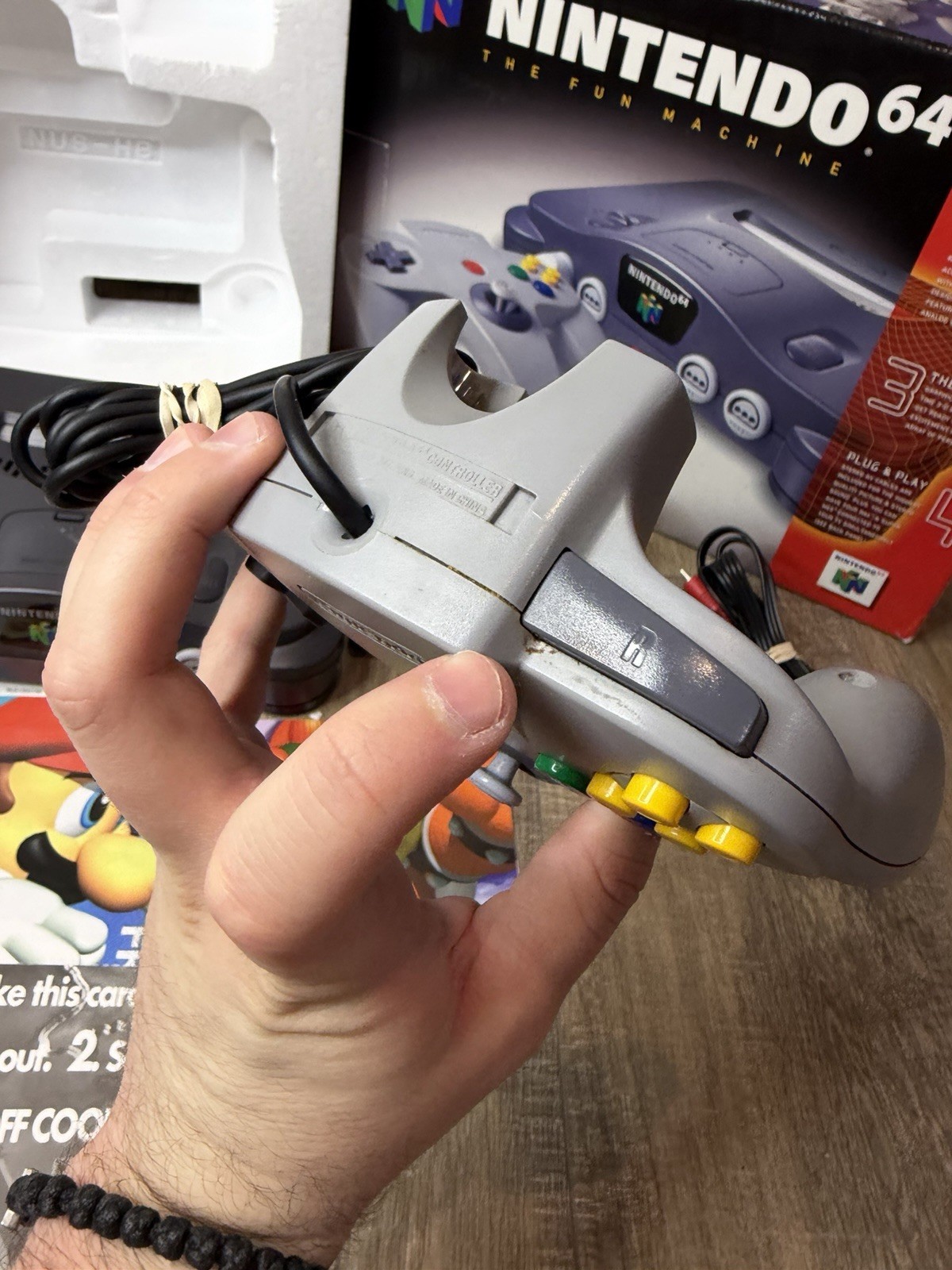 Original Nintendo 64 N64 Console System CIB Complete In Box Authentic OEM GOOD!