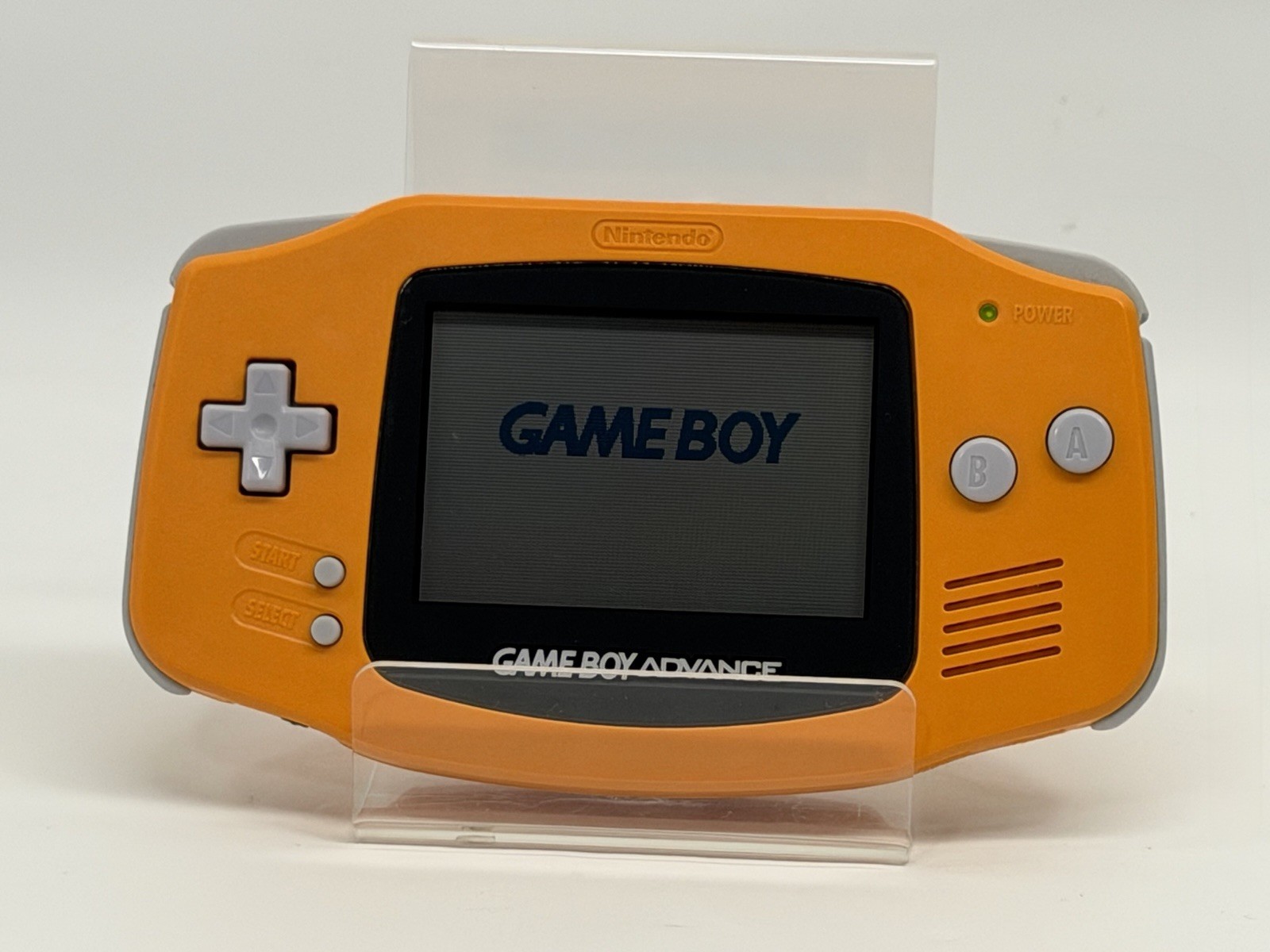 Nintendo GameBoy Advance GBA Orange Spice AGB-001 Console Tested Working