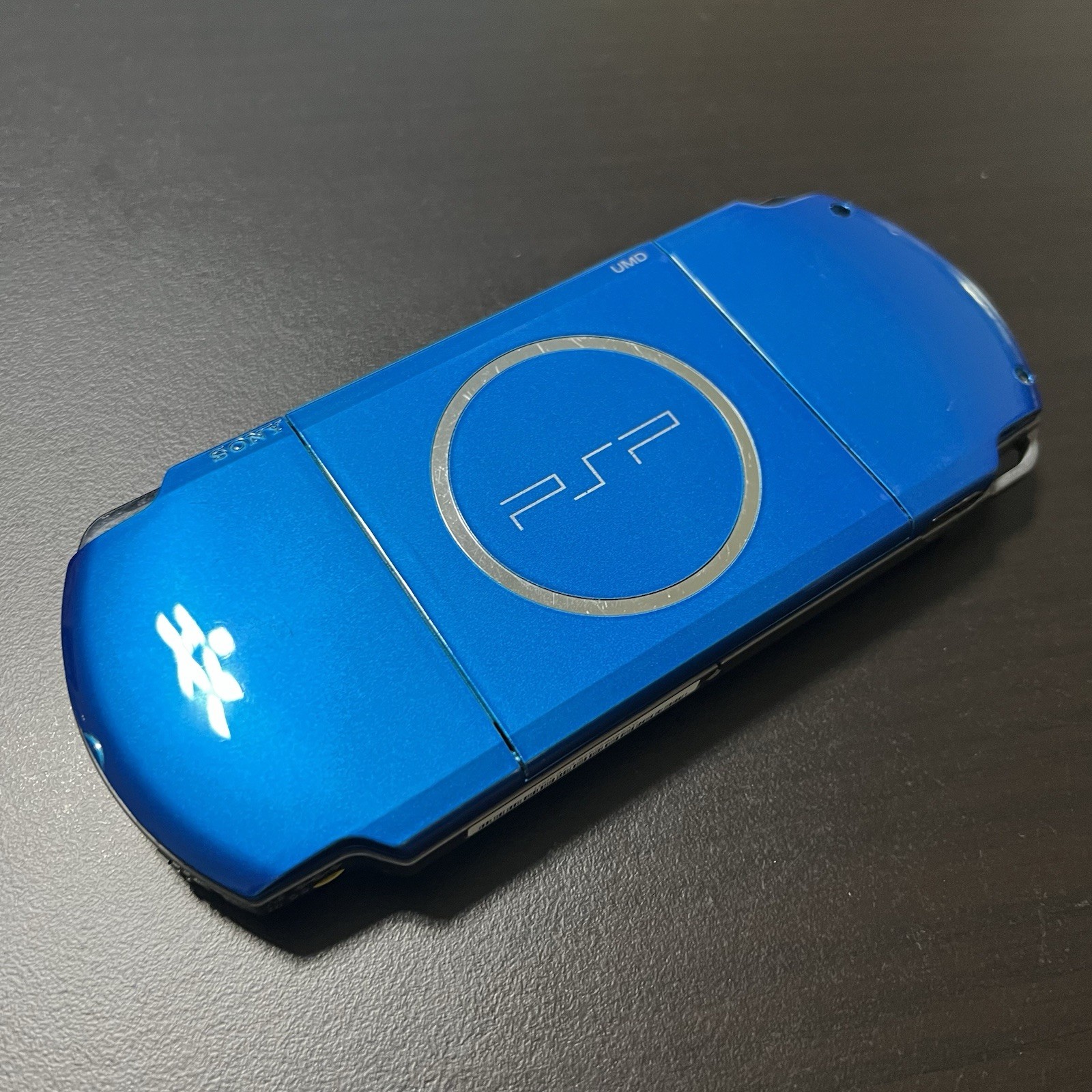Sony PlayStation Portable PSP 3001 Handheld Console Gaming System Blue W/Charger