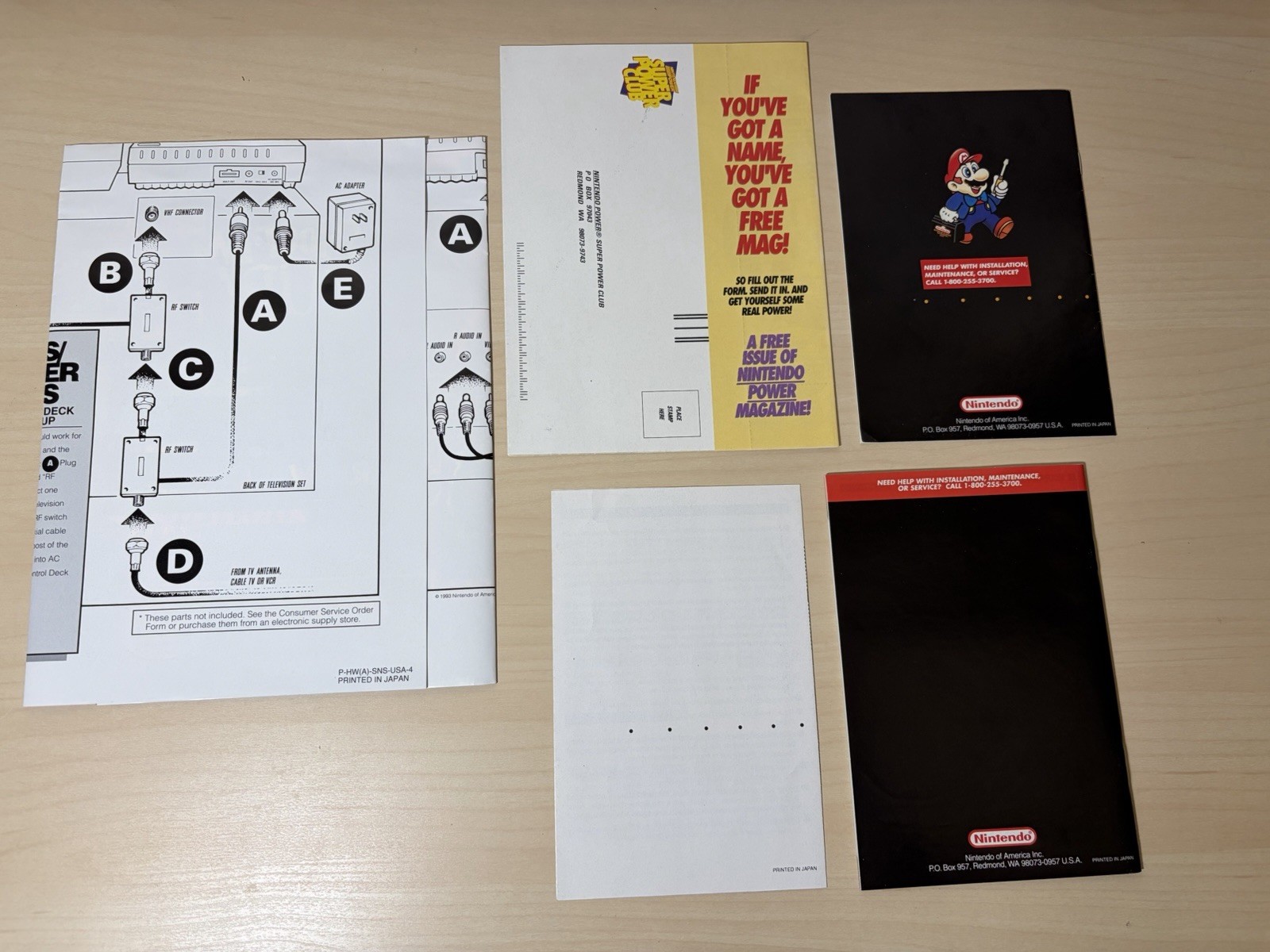 Super Nintendo SNES Console Super Mario All Stars – Complete – Mint Condition