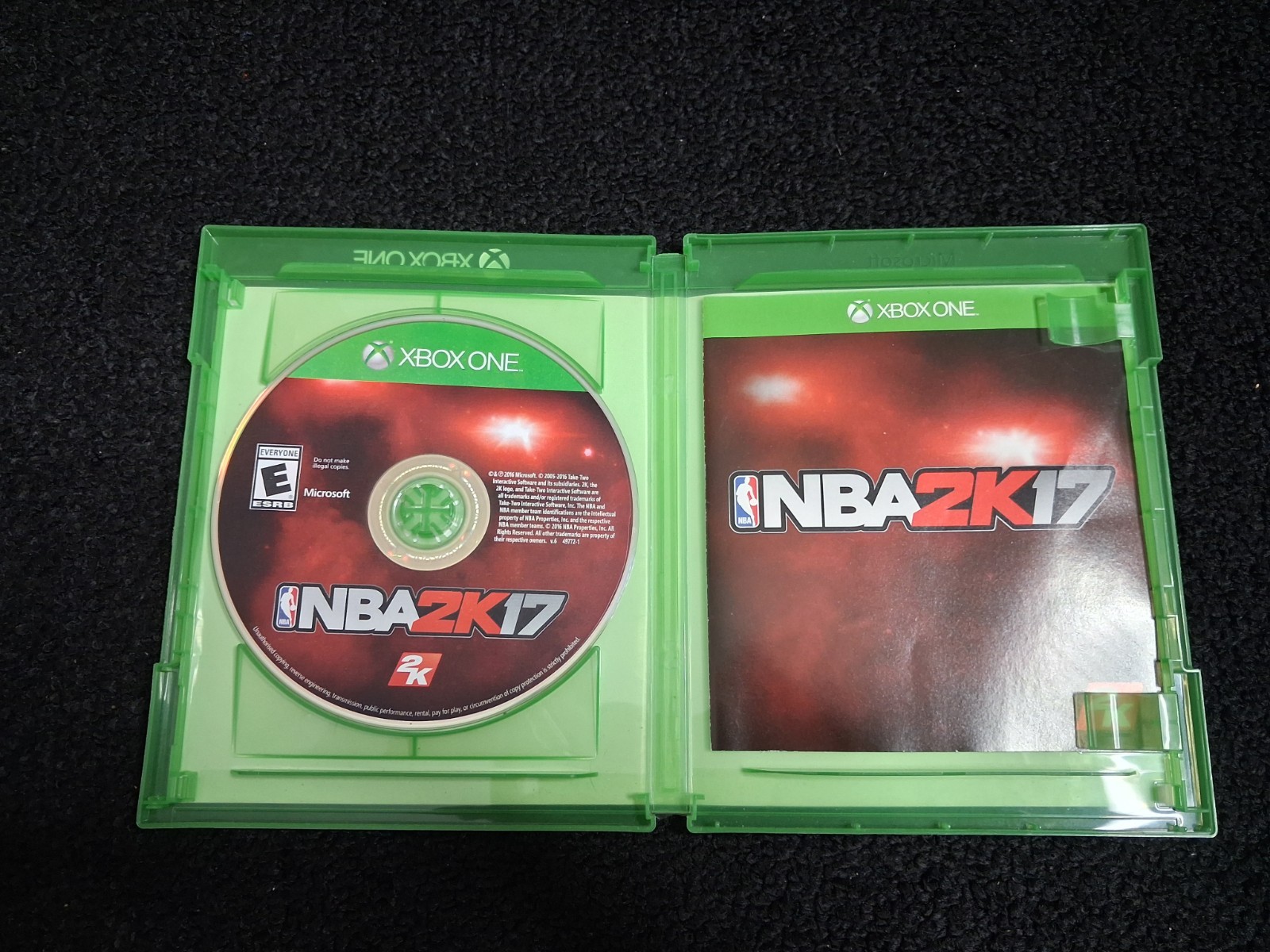 Xbox One Games Lot of 4 NBA 2K17, NBA 2K18, NBA 2K21, NBA 2K23 CIB