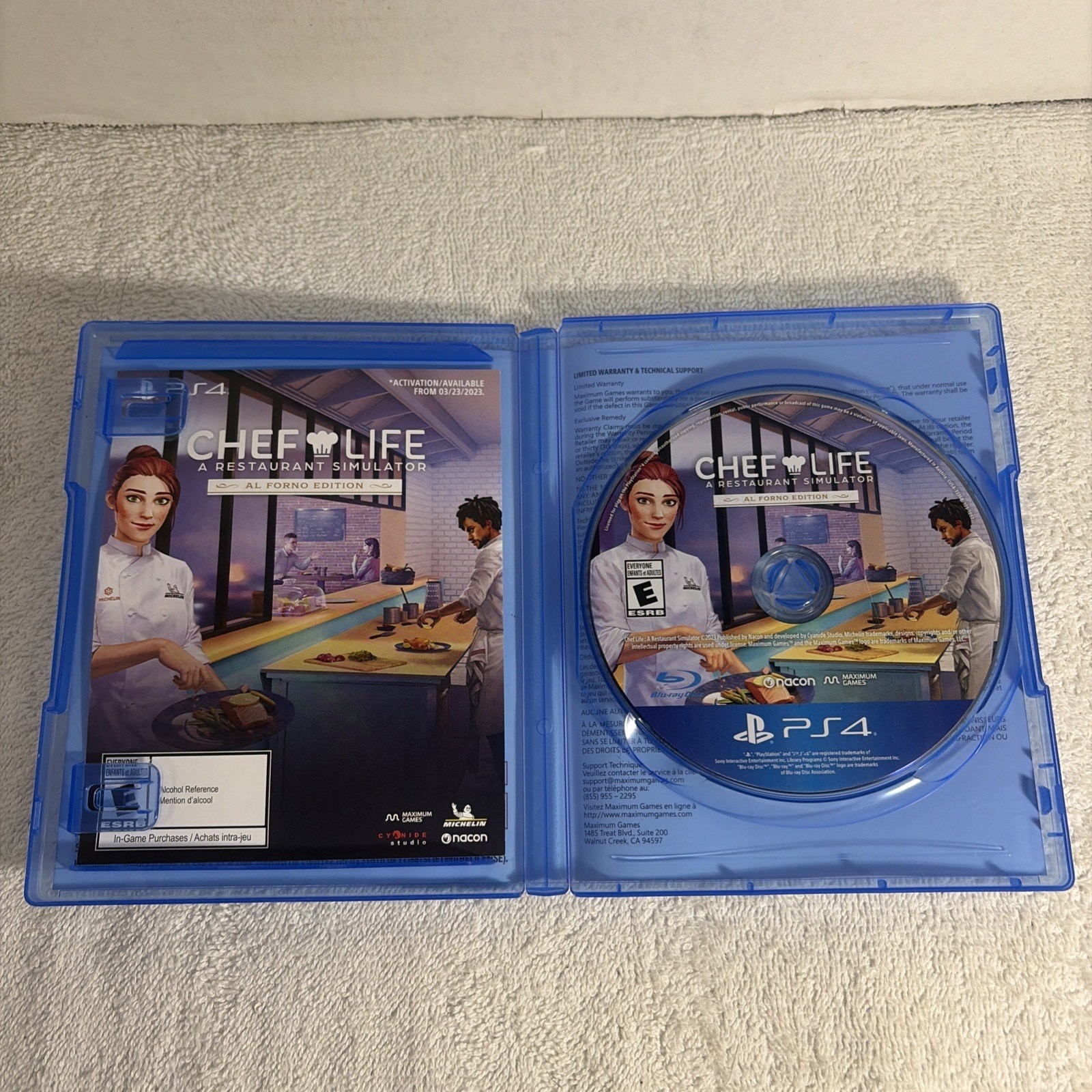 Chef Life a Restaurant Simulator PS4 Cooking Simulation Game PlayStation 4