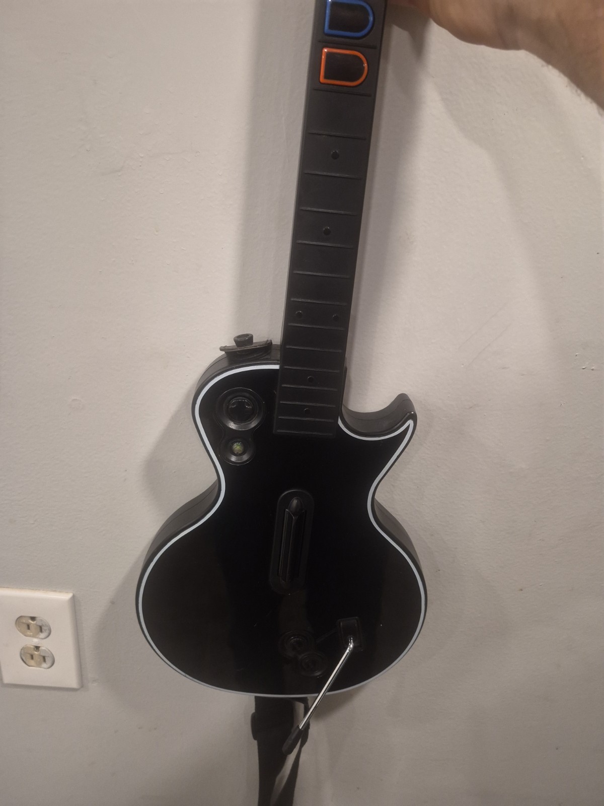 Guitar Hero Xbox 360 Les Paul Wireless Red Octane Controller 95123 805 + strap