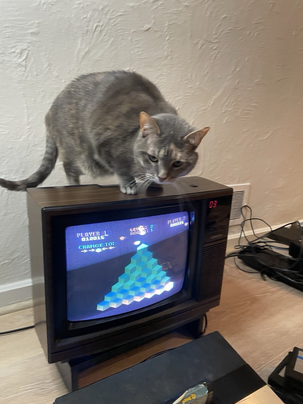 Atari 5200 4 Port Console, Rebuilt Controller, Power Mod, 9 Games. Fully Tested