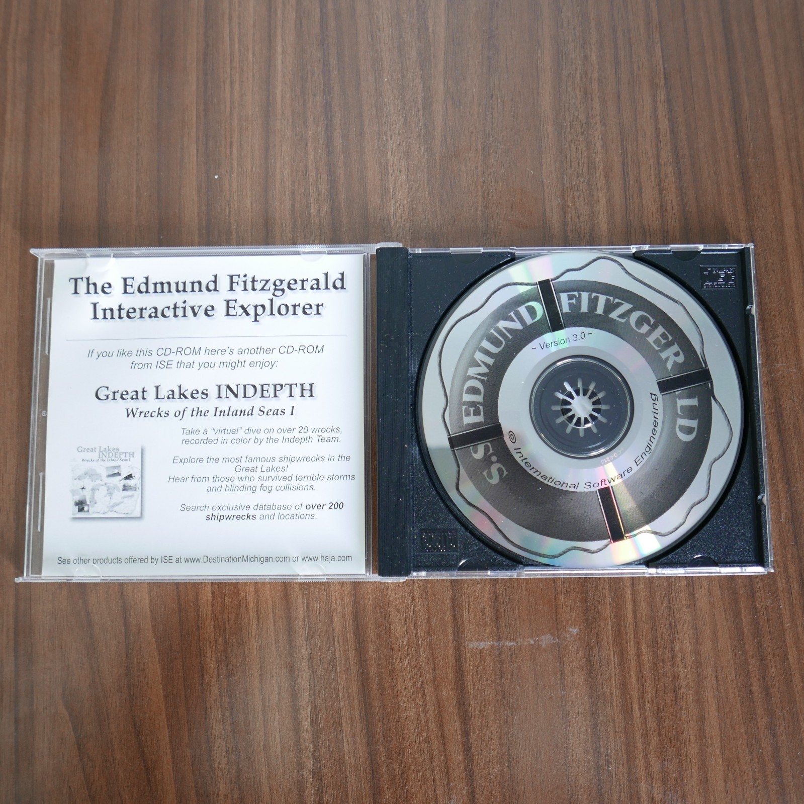 CD ROM The Wreck of the Edmund Fitzgerald Interactive Explorer 1999 PC ISE