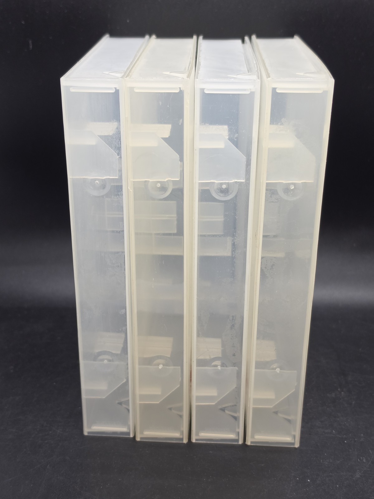 Nintendo 64 N64 Hard Plastic Clamshell Lot Of 4 Clear Cases