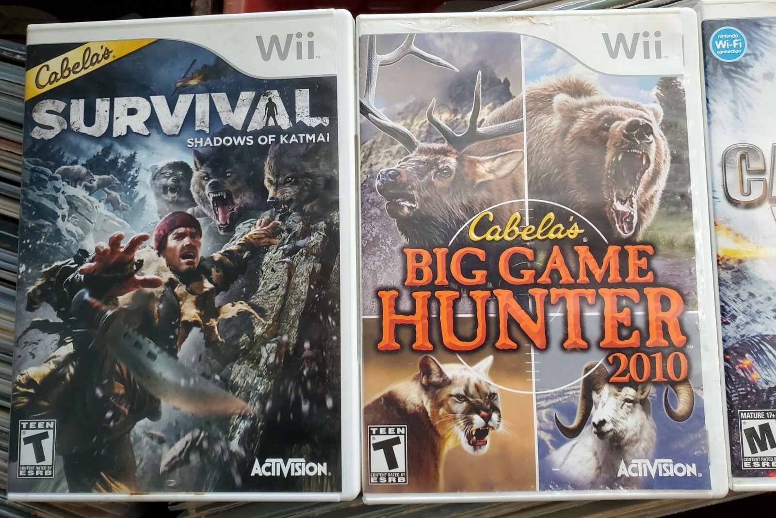 Nintendo Wii bundle 5 games E10+, T, M