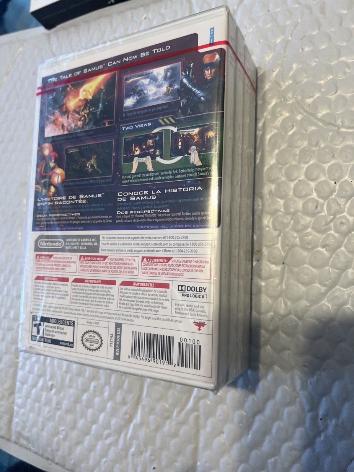 4x Metroid: Other M (Nintendo Wii, 2010) Brand New Factory Sealed lot 4