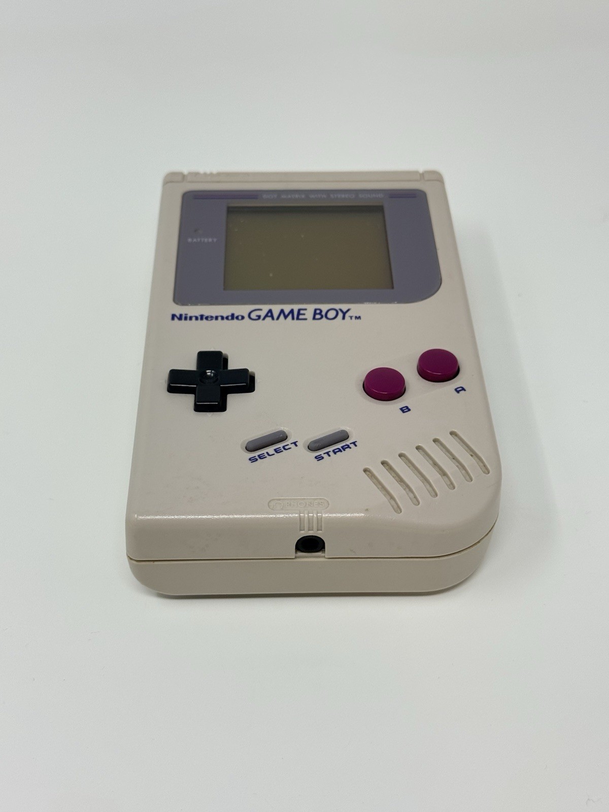 Nintendo Game Boy DMG Gray Handheld Console Tested