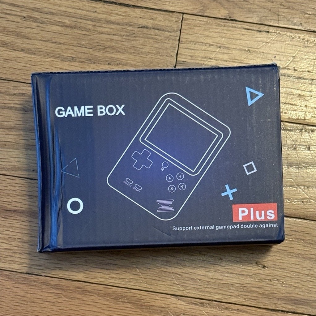 Game Box Plus Handheld System Console Black Micro-USB Supports External Gamepad