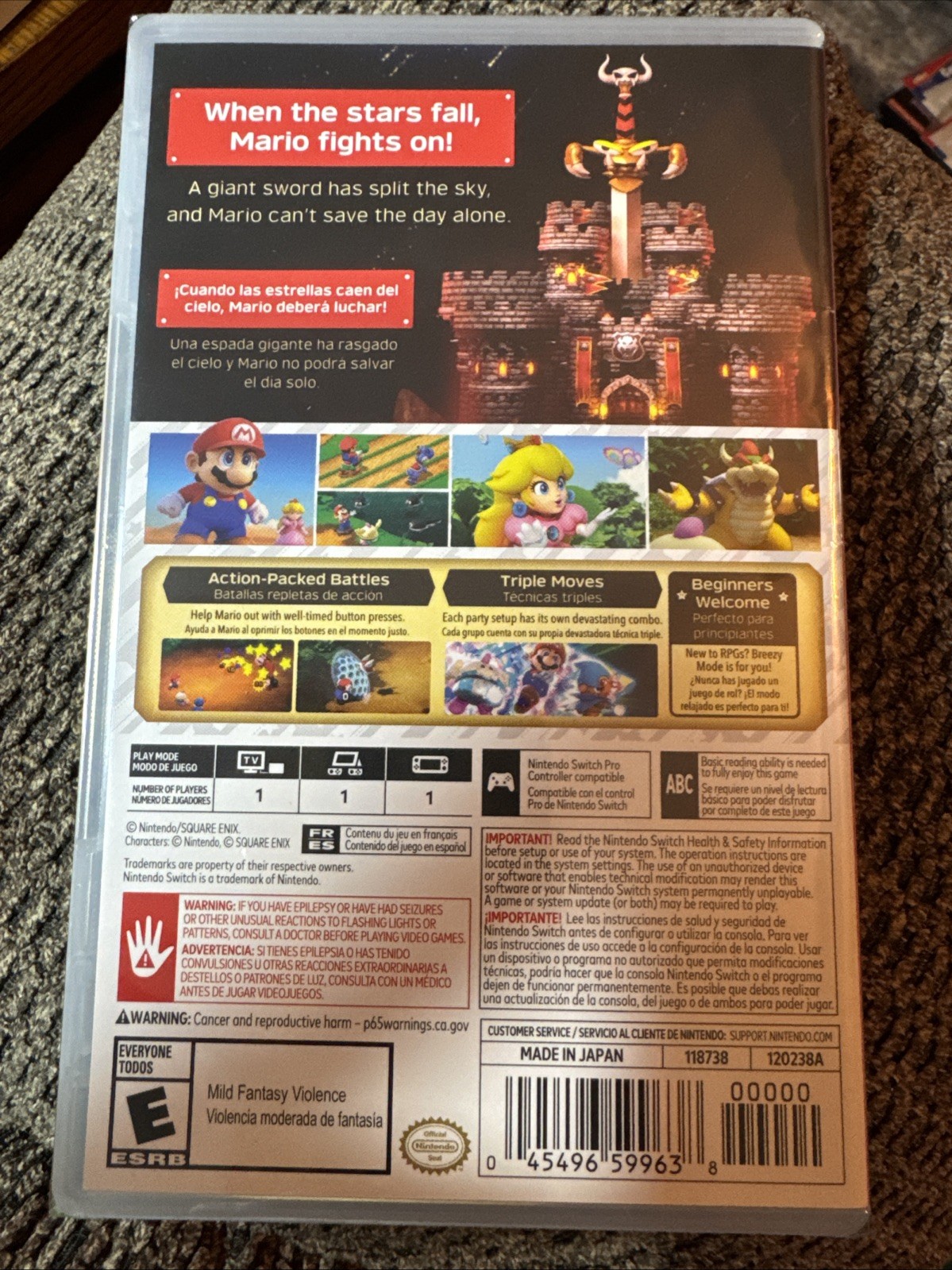Super Mario Bros RPG – Nintendo Switch (BRAND NEW & SEALED)