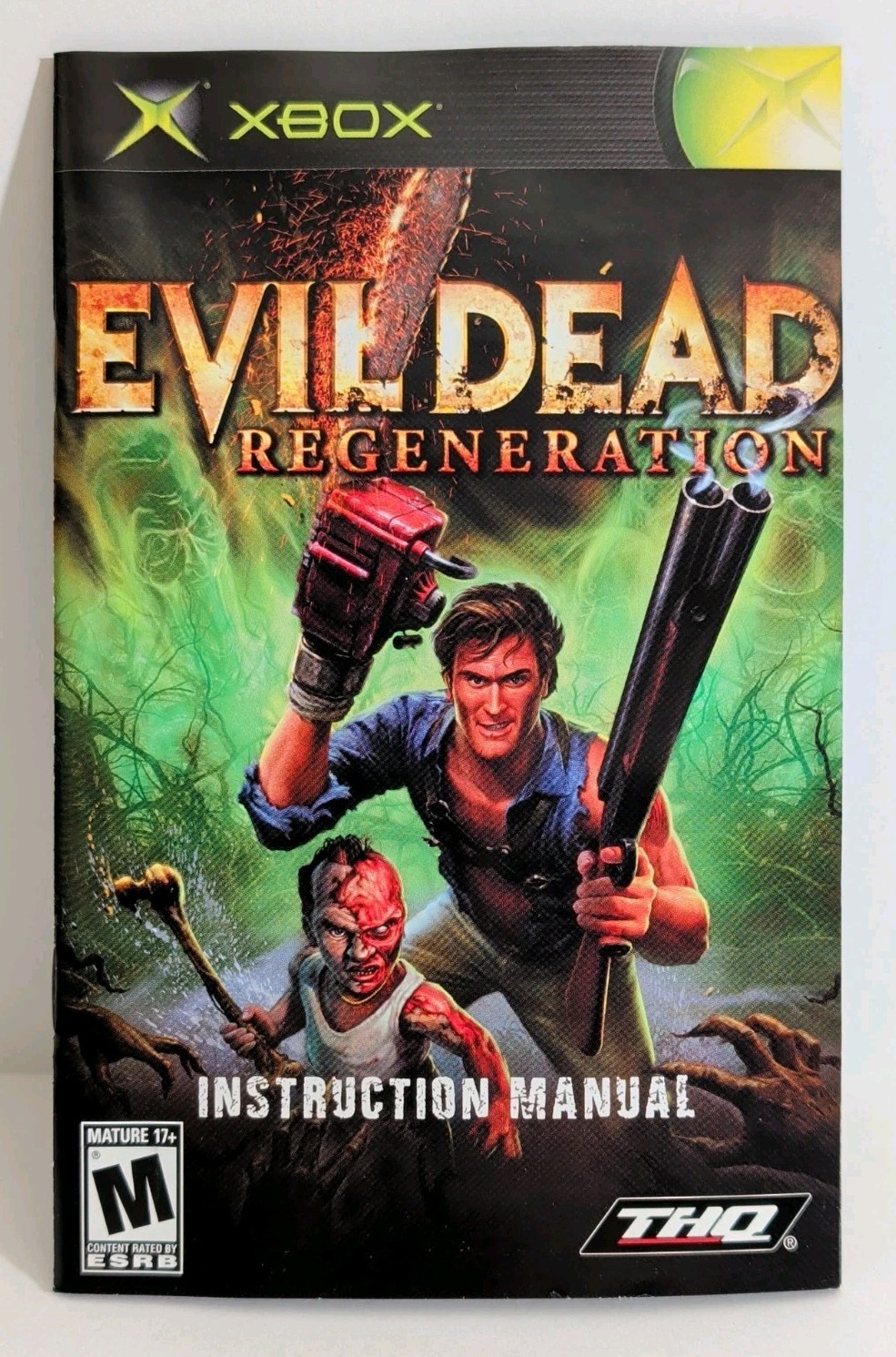 Evil Dead Regeneration (Microsoft Xbox, 2005) Complete With Manual