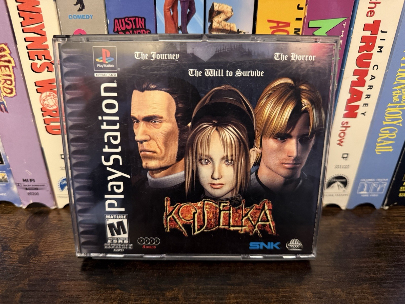 Koudelka PlayStation PS1 Video Game Complete 4-Disc Set with Manual and Reg Card
