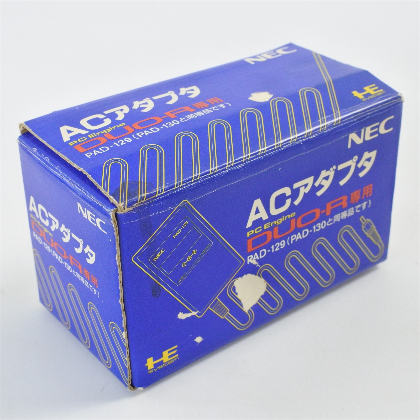 PC-Engine AC ADAPTOR PAD-129 Boxed For PC-Engine DUO-R Official Ref 2106