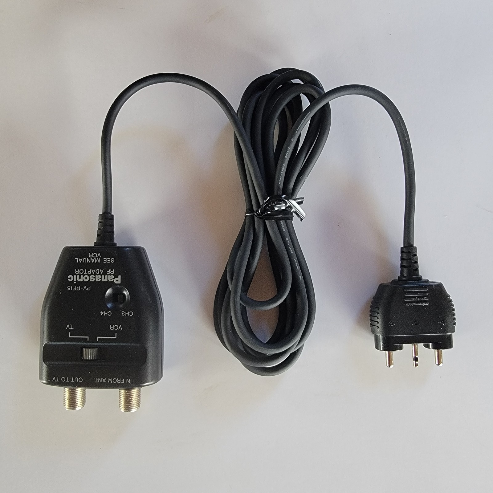 ​Panasonic PV-RF15 RF Adaptor Modulator for VCR to TV Connection Vintage OEM