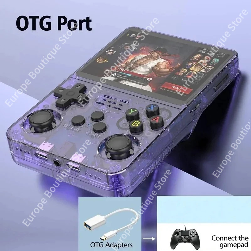 R36S Handheld Game Players 20000+ Games Portable Game Console 64/128GB Retro