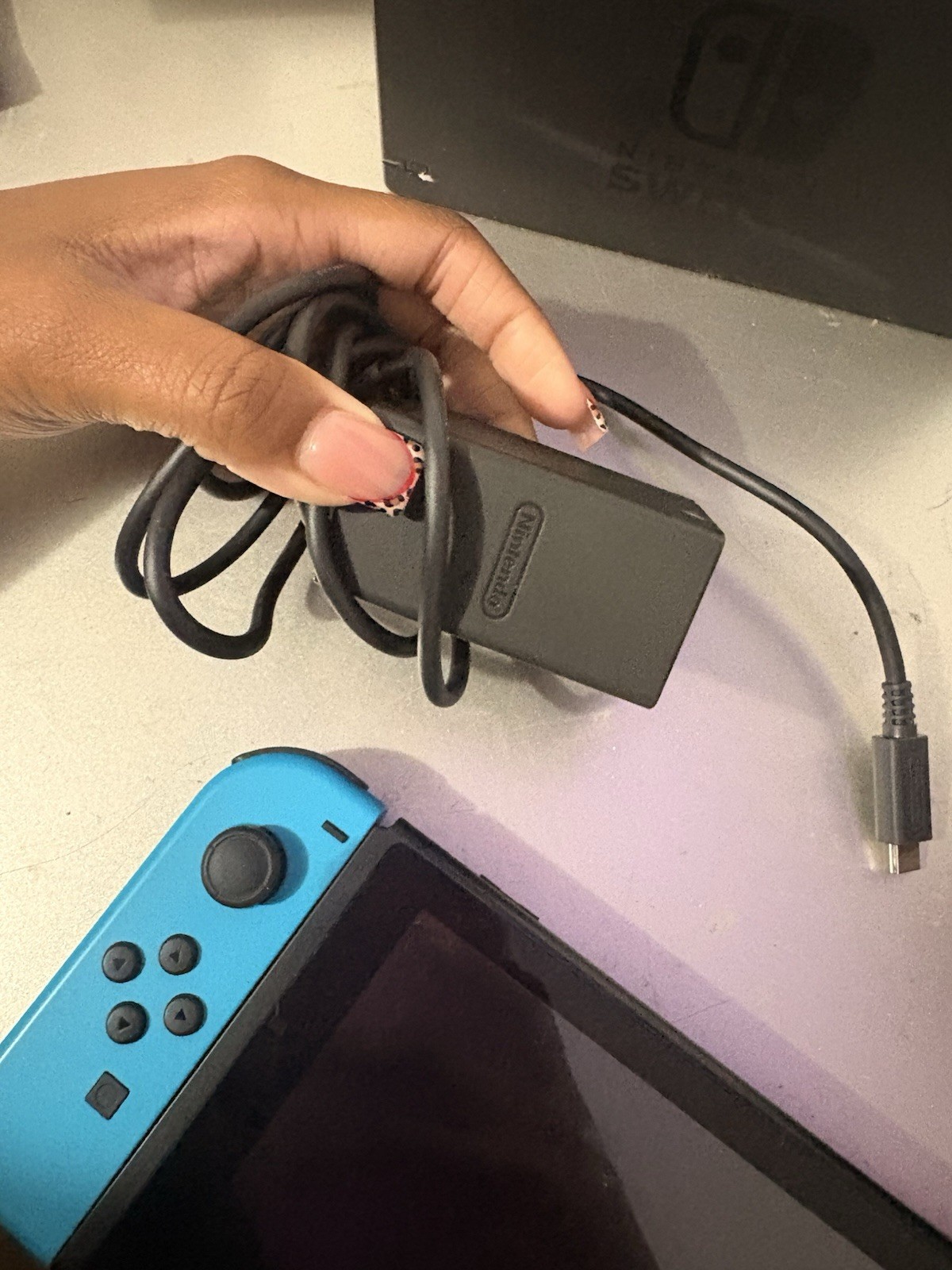 Nintendo Switch 32GB 1080p Wi-Fi Console w/ Neon Joy-Con, Dock & AC Adapter