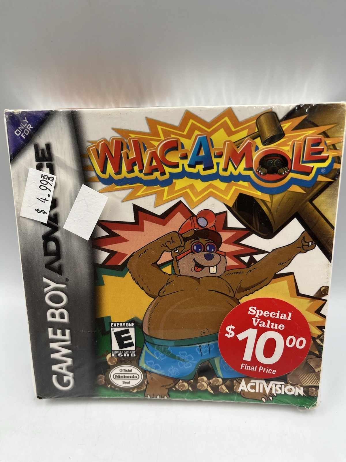 Whac-A-Mole (Nintendo Game Boy Advance, 2005) Factory Sealed