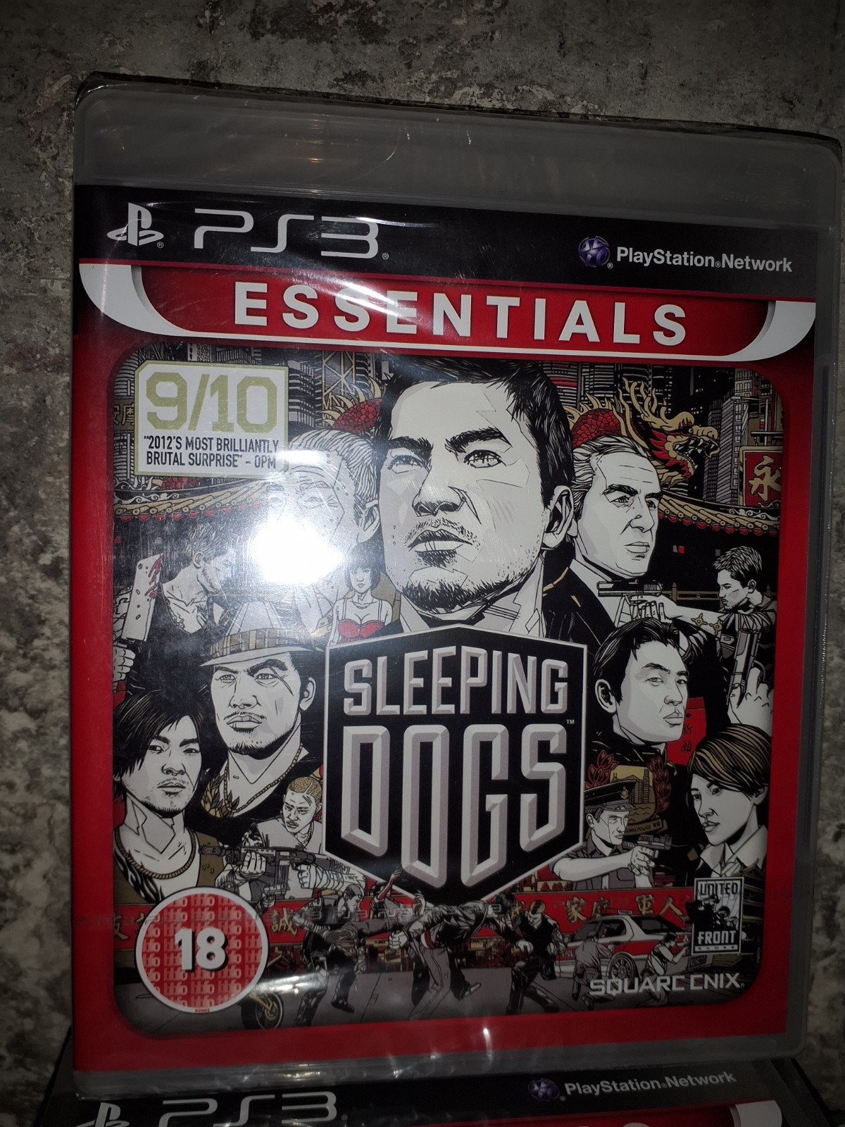 Play station PS3 Essentials Sleeping Dogs R18 ORIGINAL PACKAGING.