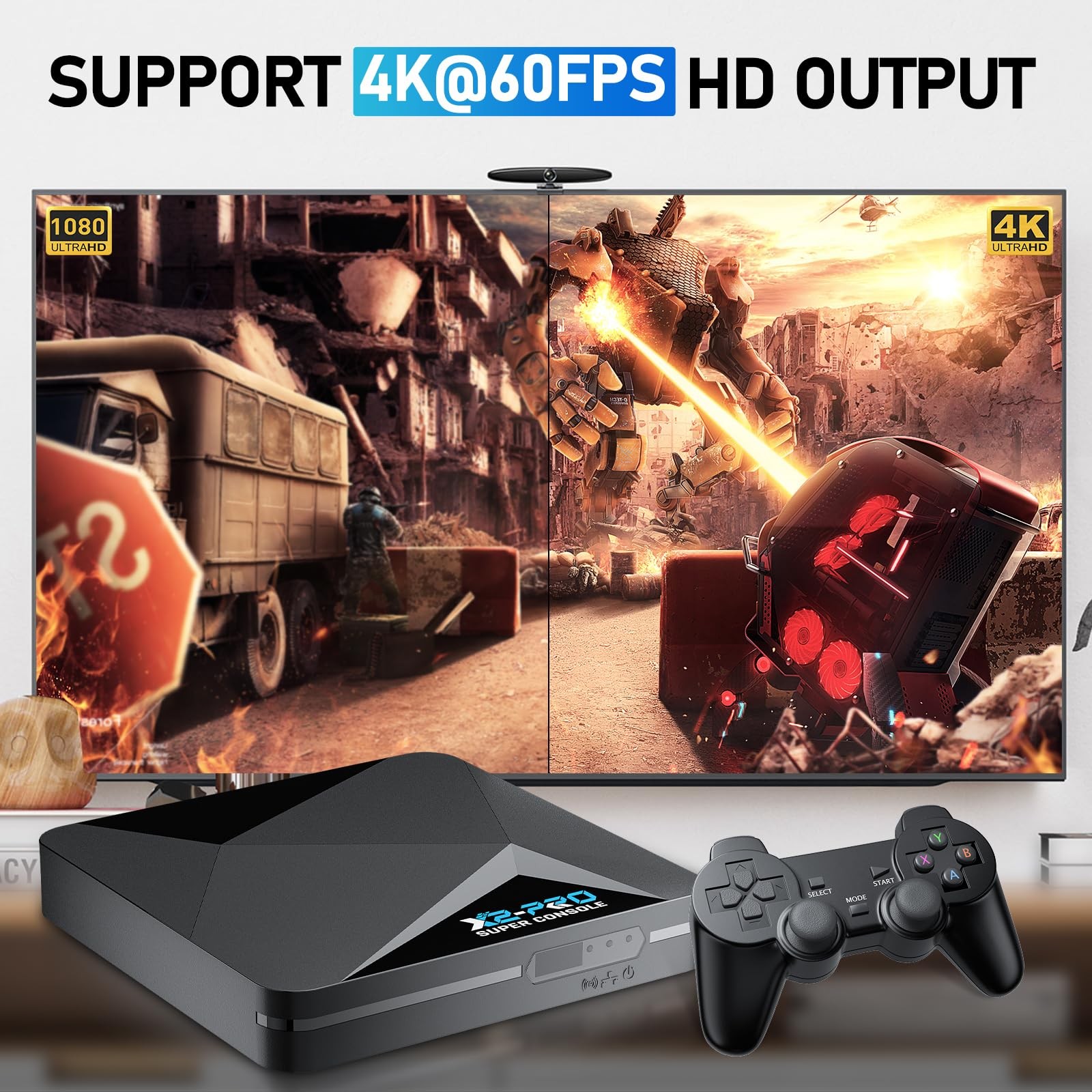 Kinhank Retro Game Console, Super Console X2 Pro Built-in 37000+ Games, Video…