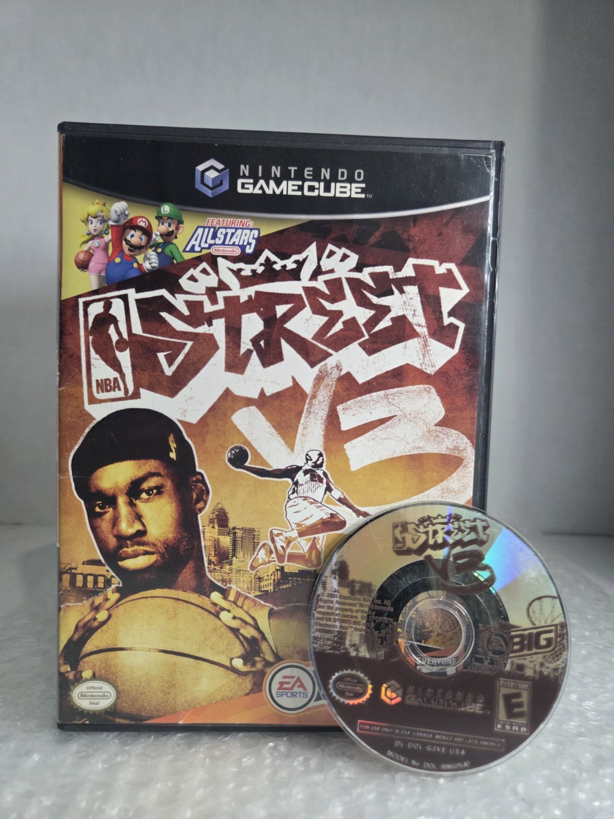 NBA Street Vol. 3 GameCube Nintendo Wii No Manual Disc Case Tested EA Sports Big