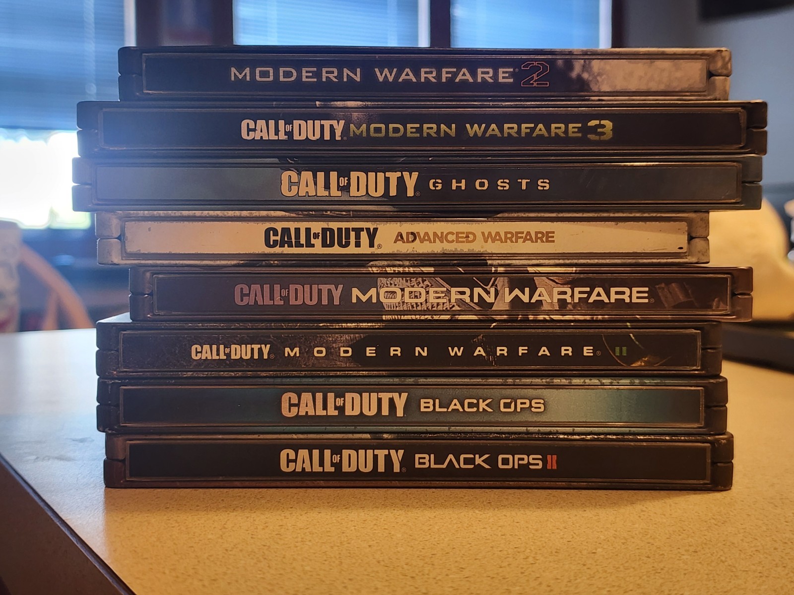 Call Of Duty Steel Case Collection Lot – Some Physical Copies Of Games Included
