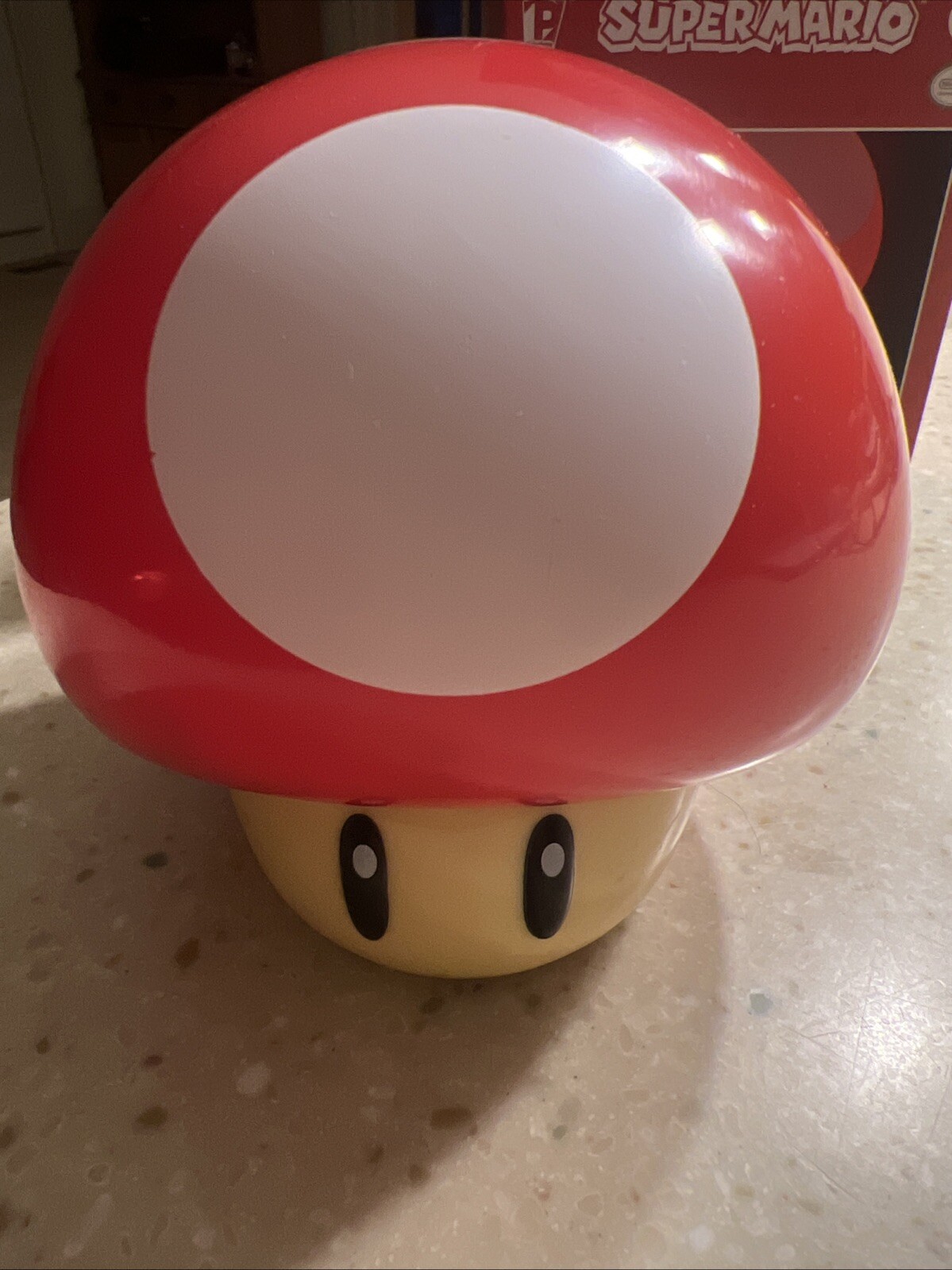 Super Mario Mushroom Light Official Nintendo Lights Up Red And Makes Sound