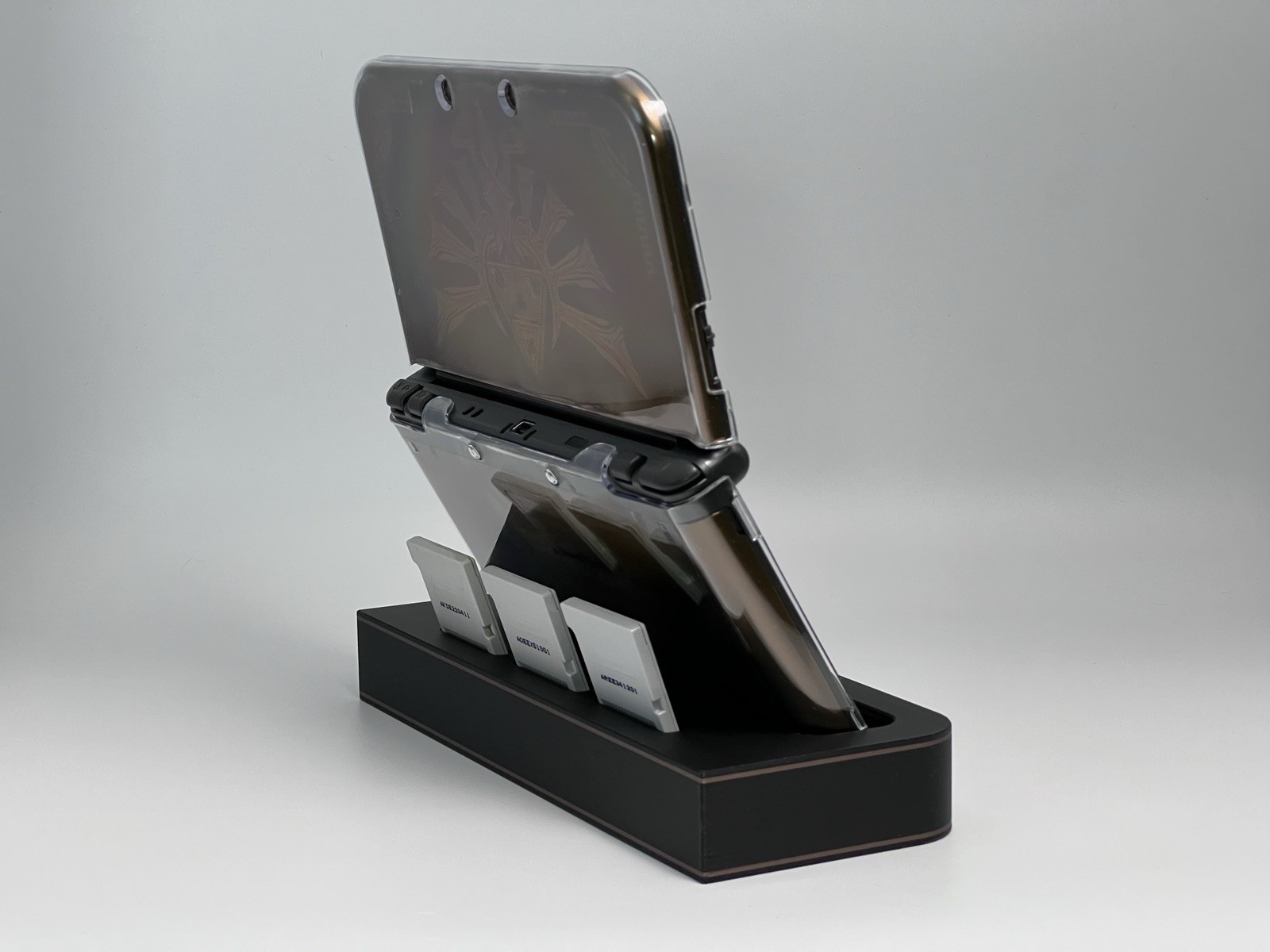 Collector Display Stand for New Nintendo 3DS XL Gold Inlay Core Series