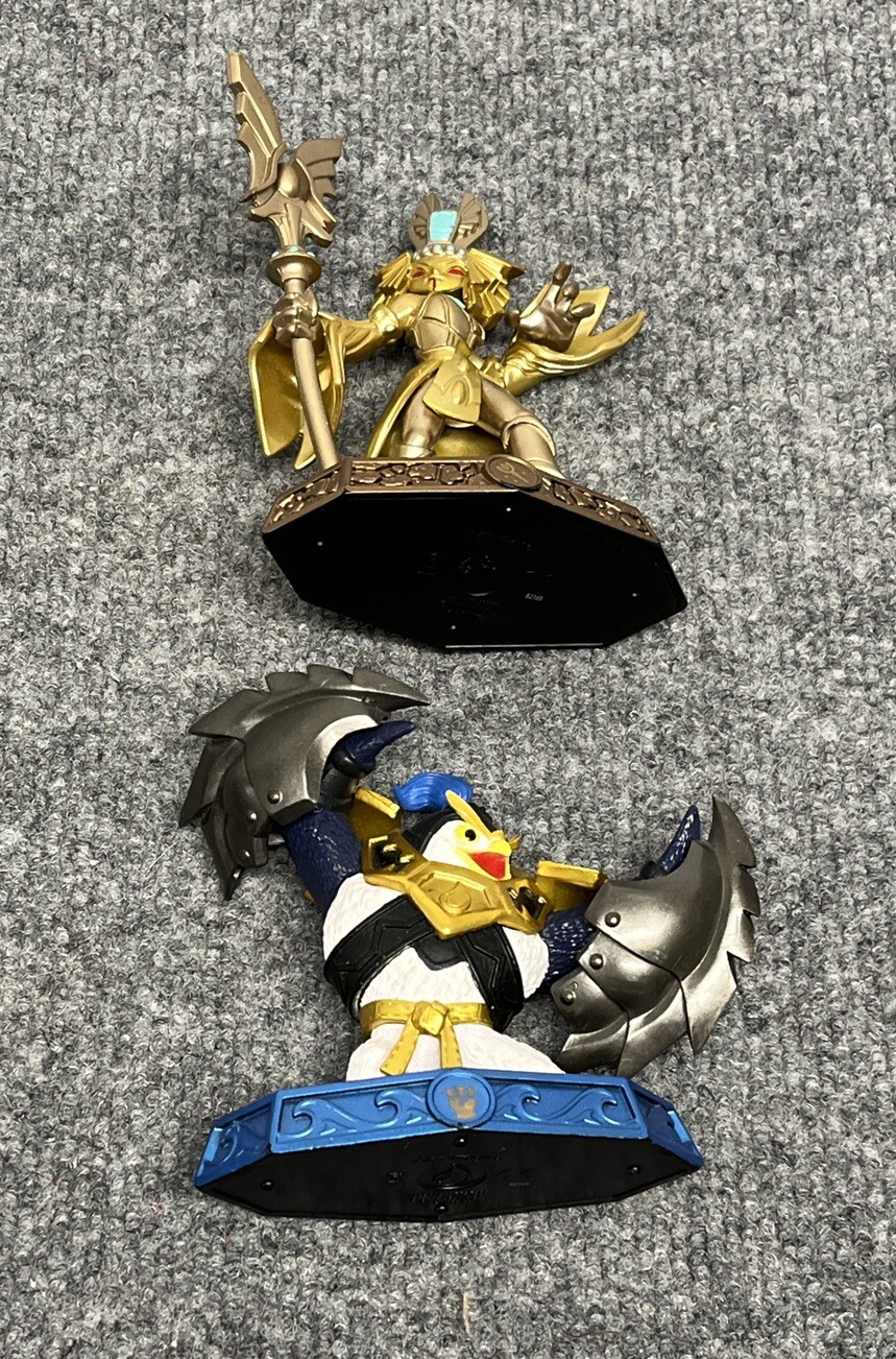 Skylanders Golden Queen & King Pen Figure Lot 87797888 87798888