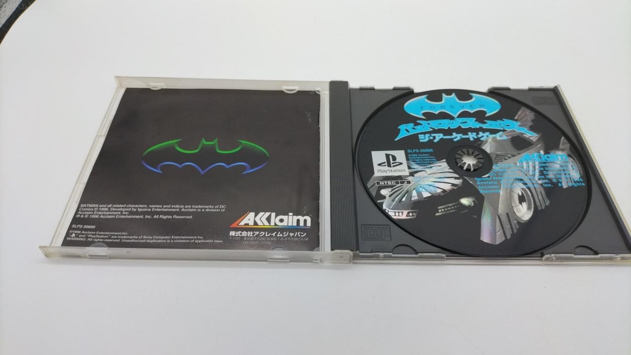Batman Forever Arcade Game PS Software Used