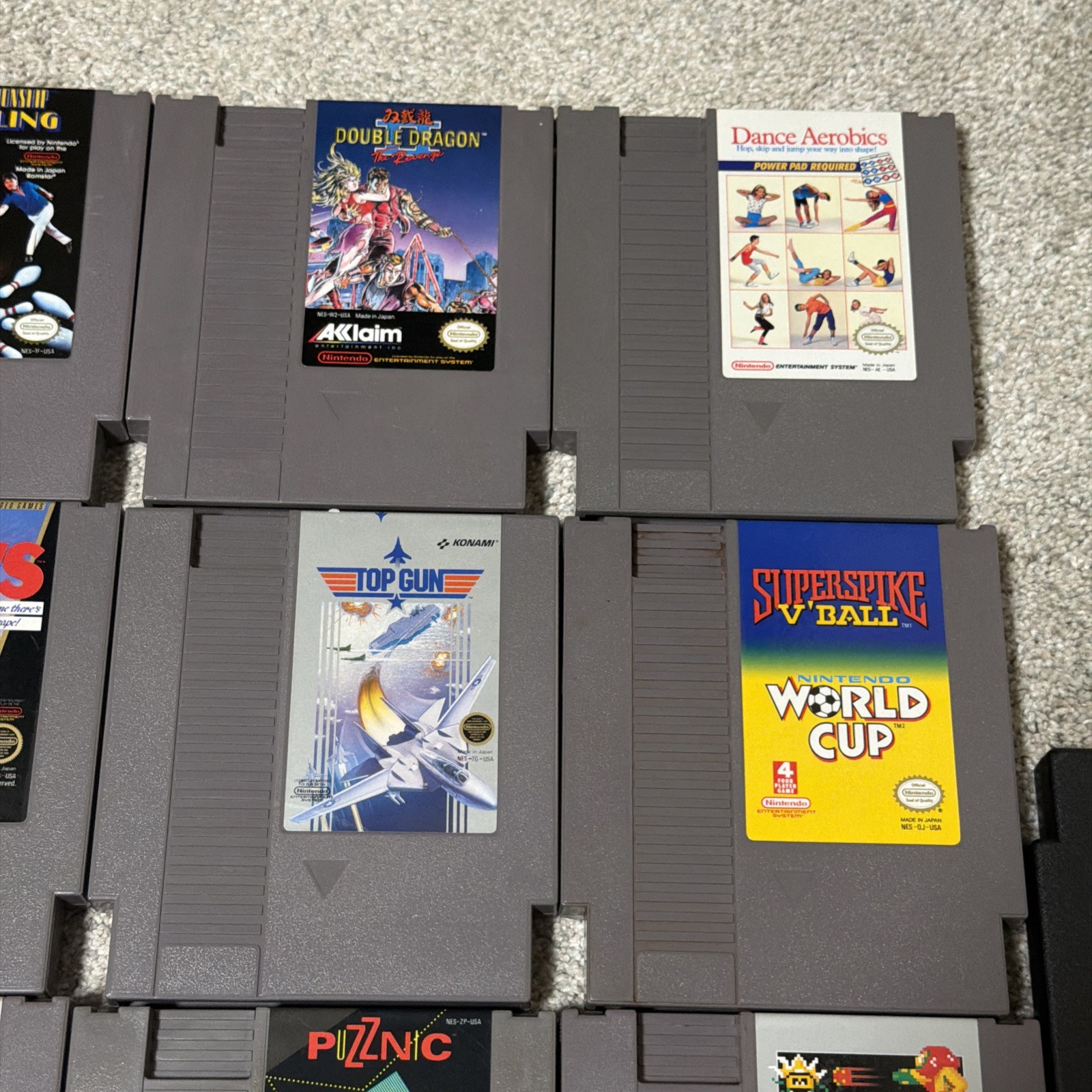 Nintendo NES Game Lot of 17 All w/ Manuals – Metroid Ducktales Metal Gear