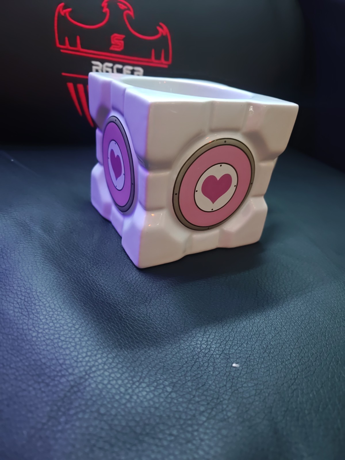 Portal 2 Companion Cube Mug Officially Licensed Valve Jinx 2014 Collectible