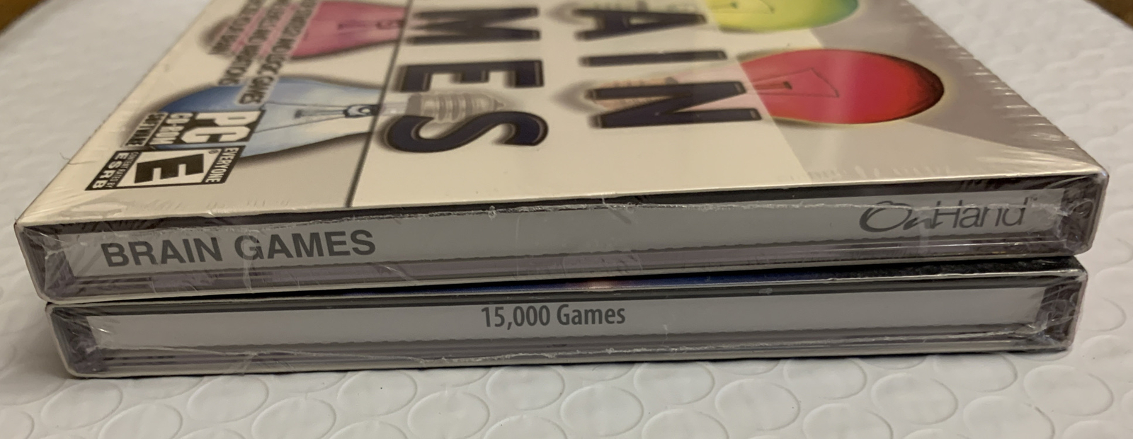 Lot Of 2 PC Sealed Games- Brain Games/15,000 Games