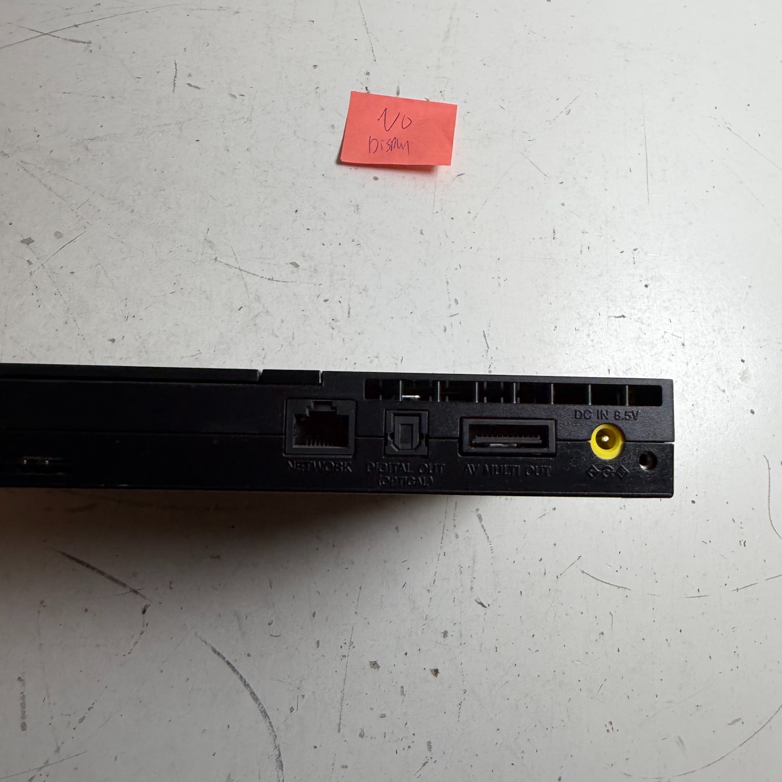 Sony PlayStation 2 Slim SCPH-70001 Black Home Video Game Console – For Parts