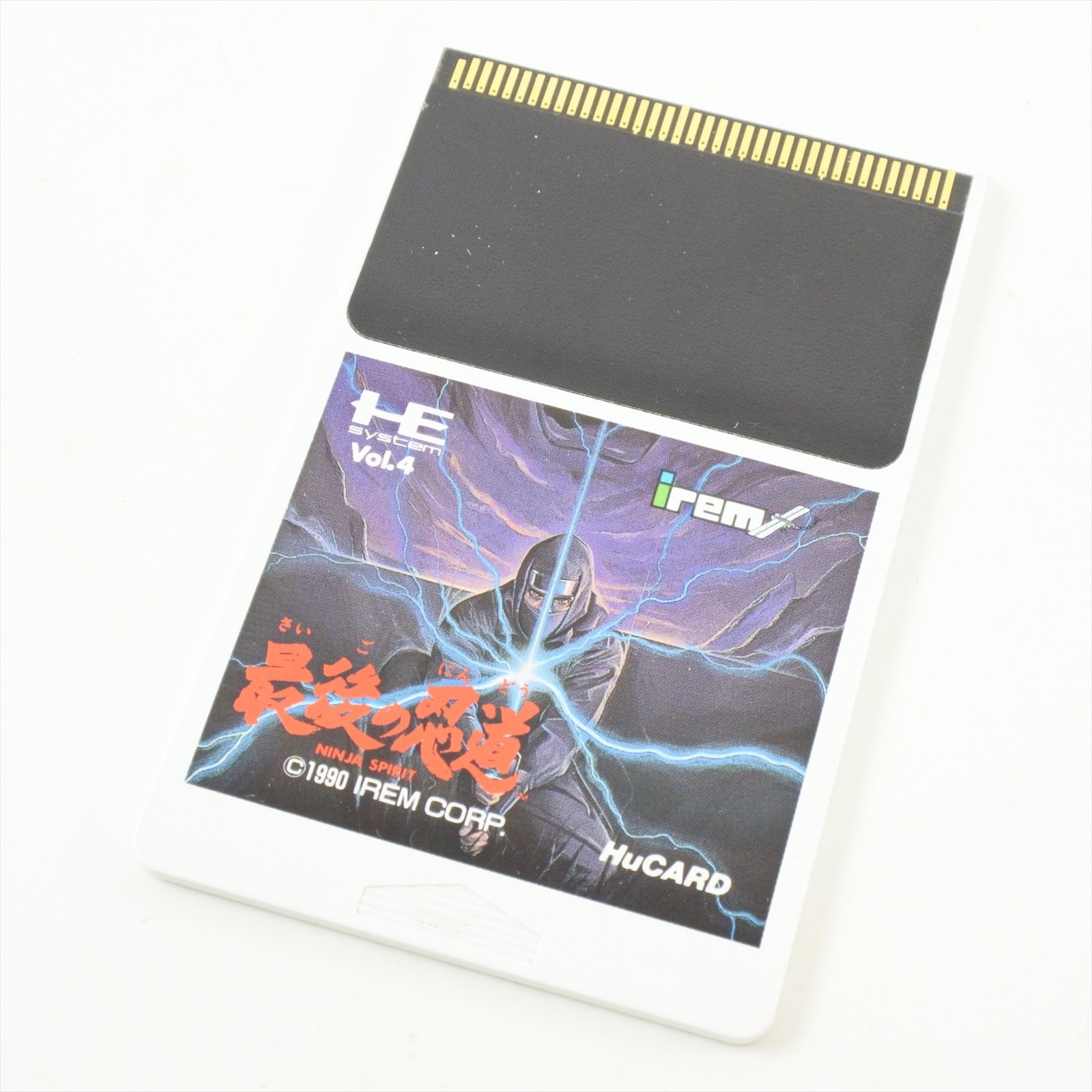 PC Engine Hu SAIGO NO NINDO Ninja Spirit Card Only 1231 pe