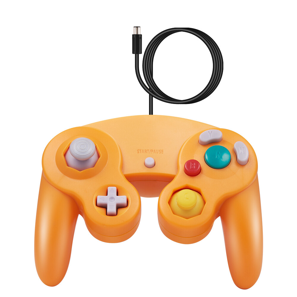 Wireless Game Controller W/ Adapter /Wired For Gamecube Retro Classic GC NGC