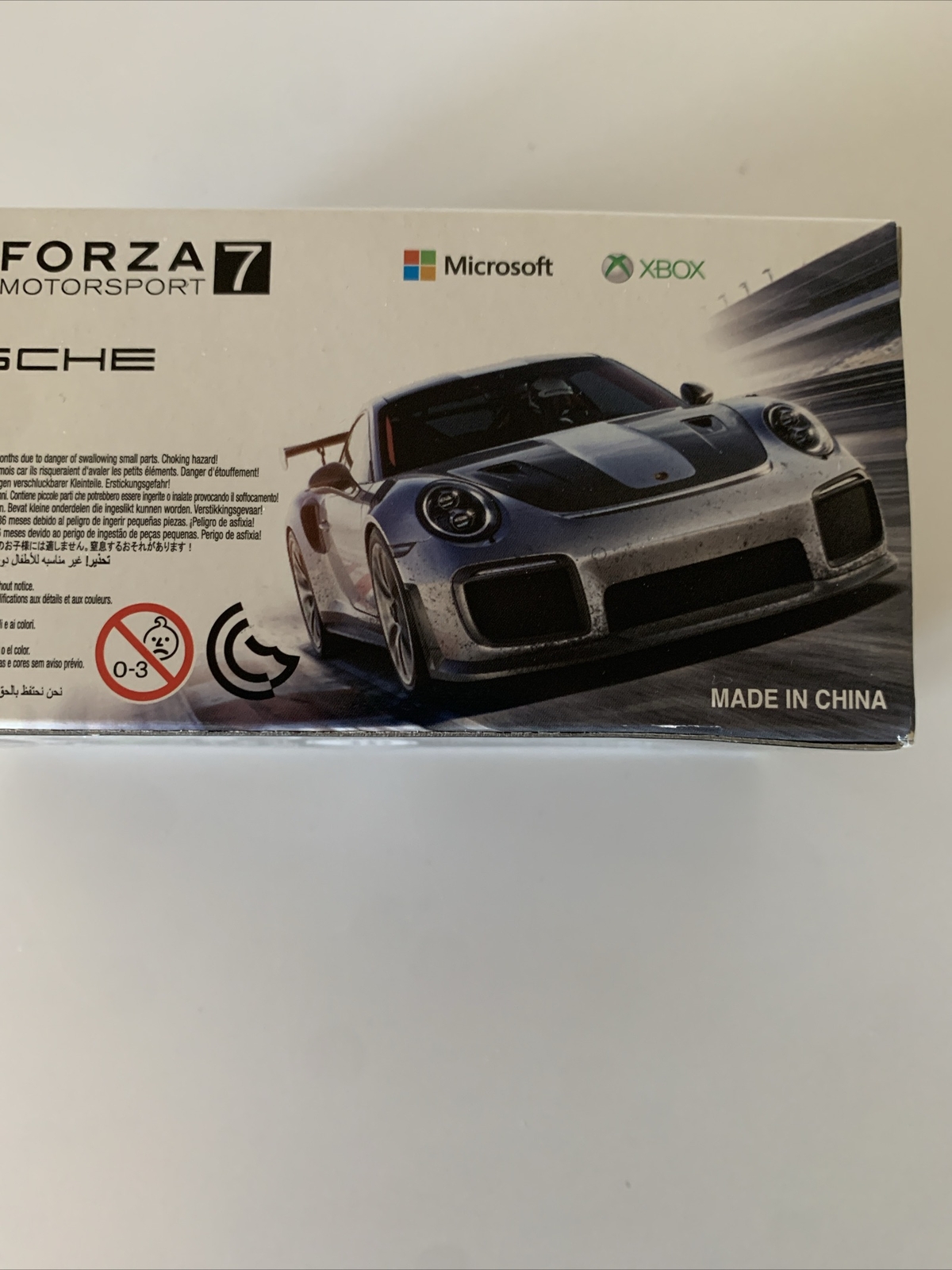 Forza Motorsport 7 Porsche 911 GT2 RS Diecast Model Car 1:43 Xbox One Promo New