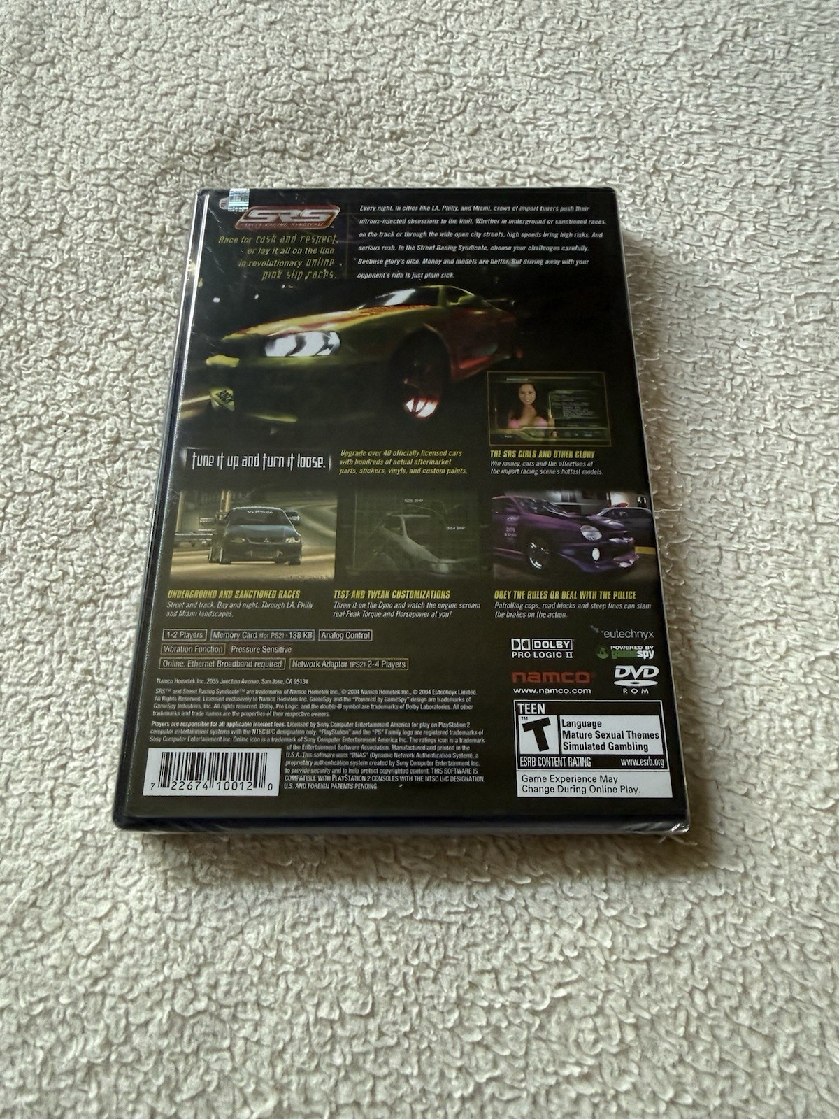 Street Racing Syndicate PS2 🔥SEALED MINT🔥BLACK LABEL BRAND NEW